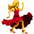 Woman dancing emoji